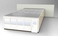 36M732 3-Wall Office, 20x40, Steel, Champagne