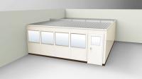 36M742 2-Wall Office, 20x24, Steel, Champagne