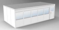 36M748 4-Wall Office, 12x24, Vinyl, Gray