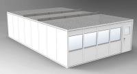 36M755 4-Wall Office, 20x32, Vinyl, Gray