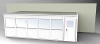 36M760 3-Wall Office, 12x24, Vinyl, Gray