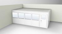 36M771 2-Wall Office, 12x20, Vinyl, Gray