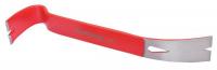 36M814 Flat Pry Bar, Steel, Red/Silver, 13 In L
