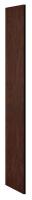 36M902 End Panel, Flat Top, D21 x H72, Mahogany