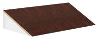 36M920 Locker Sloping Top, W36 x D21, Mahogany