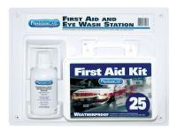 36N063 First Aid Kit/Eyewash Station, 25 People