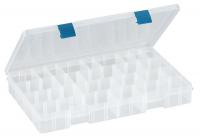 36N210 Compartment Box, 14x9-1/8x2, Clear