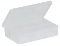 36N212 Compartment Box, 7-1/4x4-5/8x1, Clear