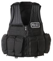 36P345 Zip Vest, Universal, Black