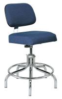 36P764 Uph ESD Chair, 19-24 in, Nvy