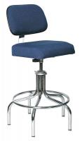 36P765 Uph ESD Chair, 24-29 in, Nvy