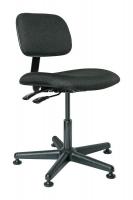 36P906 Uph Chair w/Tilt, 16.5 to 21.5 In, Blk Fab