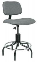 36P918 Uph Chair, 19 to 24 In, Gray Fab