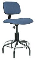 36P919 Uph Chair, 19 to 24 In, MedBlue Fab