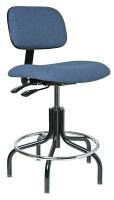 36P928 Uph Chair w/Tilt, 19 to 24 In, MedBlue Fab