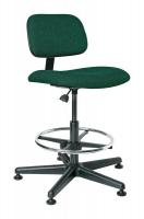 36P935 Uph Chair, 19.5 to 27 In, Green Fab