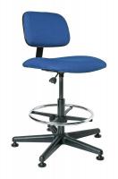 36P939 Uph Chair, 19.5 to 27 In, RoyBlue Fab