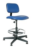 36P941 Uph Chair, 19.5 to 27 In, Blue Vin