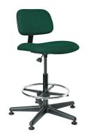 36P953 Uph Chair, 22.5 to 32.5 In, Green Fab