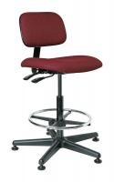 36P961 Uph Chr w/Tilt, 22.5 to 32.5 In, Burg Fab
