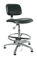 36R014 ESD/CR Uph Chair, 22-32 in, Blk Vin