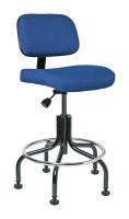 36R050 Uph Chair, 20 to 25 In, Roy Blue Fab