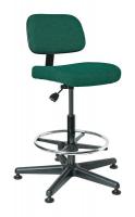 36R082 Uph Chair, 23 to 33 In, Green Fab