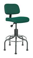 36R101 Uph Chair, 25 to 30 In, Green Fab