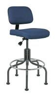 36R104 Uph Chair, 25 to 30 In, Navy Fab