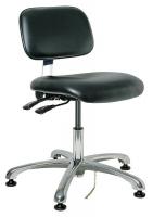 36R123 ESD/CR Uph Chair w/Tilt, 15.5-21 in, Blkin