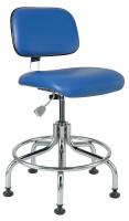 36R126 CR Uph Chair, 20-25 in, BlueVinyl