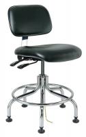 36R131 ESD/CR Uph Chair w/Tilt, 20-25 in, BlkVin