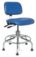 36R132 ESD/CR Uph Chair w/Tilt, 20-25 in, BlueVin