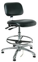 36R147 ESD/CR Uph Chair w/Tilt, 21.5-31.5, BlkVin