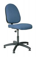 36R161 Uph Chair, 17 to 22 In, MedBlueFab