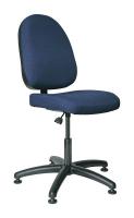 36R162 Uph Chair, 17 to 22 In, Navy Fab
