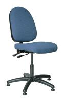 36R170 Uph Chair w/Tilt, 17 to 22 In, MedBlueFab