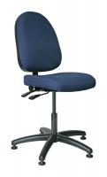 36R171 Uph Chair w/Tilt, 17 to 22 In, Navy Fab