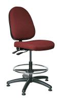 36R194 Uph Chair w/Tilt, 20 to 27.5 In, Burg Fab