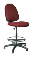 36R204 Uph Chair, 24 to 34 In, Burg Fab