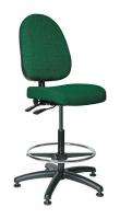 36R214 Uph Chair w/Tilt, 24 to 34 In, Green Fab