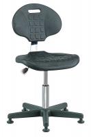 36R224 CR Poly Chair, 15-20 in, Black