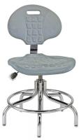 36R238 CR Poly Chair, 19-24 in, Gray