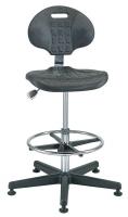 36R259 CR Poly Chair, 21-31 in, Black