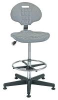 36R261 CR Poly Chair, 21-31 in, Gray