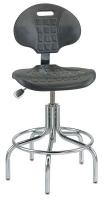 36R265 CR Poly Chair, 24-29 in, Black