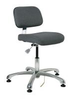 36R306 ESD Uph Chair, 15.5-21 in, Charcoal Fabric