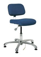 36R308 ESD Uph Chair, 15.5-21 in, Navy Fabric