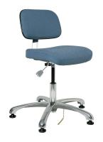 36R309 ESD Uph Chair, 15.5-21 in, Slate Fabric