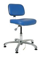 36R311 ESD Uph Chair, 15.5-21 in, Blue Vinyl
